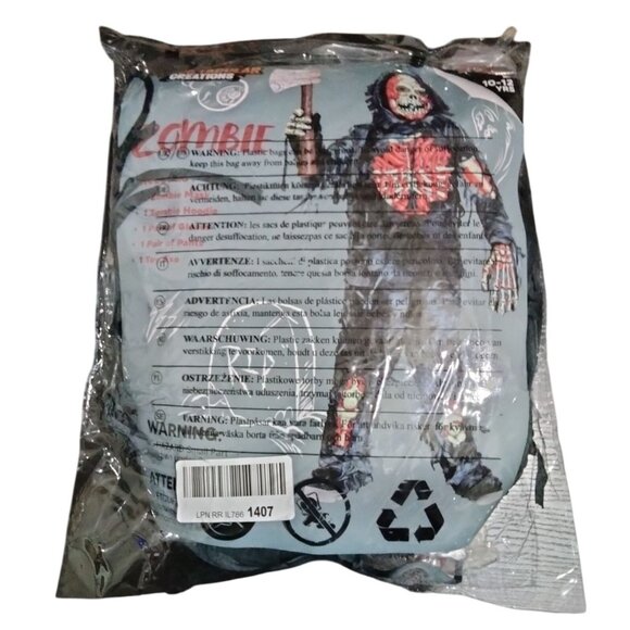 Spooktacular Creations Zombie Halloween Child Costume 5-Piece Set Large (10-12) - Picture 2 of 11